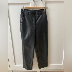 Babaton Vegan Leather cropped pants